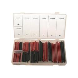 Krympeflex sortiment sort/rød 127 stk