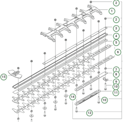 Komplet sværd 60CM