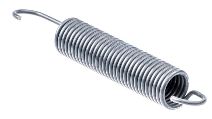 Fjeder til remstrammerhjul