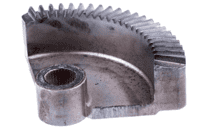 Steering gear sector